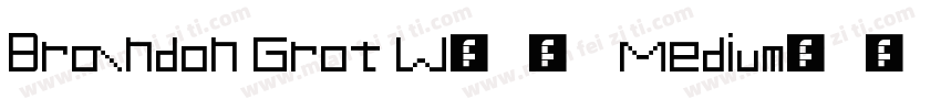 Brandon Grot W01 Medium字体转换